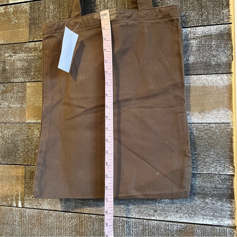 Brandy Melville light brown tote bag